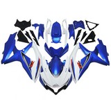 0334 Fairing Suzuki Gsxr600 Gsxr750 K8 08 09 10 White Blue